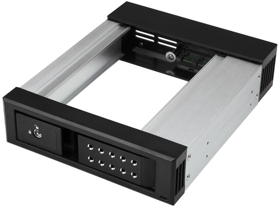 5.25" to 3.5" Trayless Hard Drive Hot Swap Bay for 3.5" SAS/SATA Drives