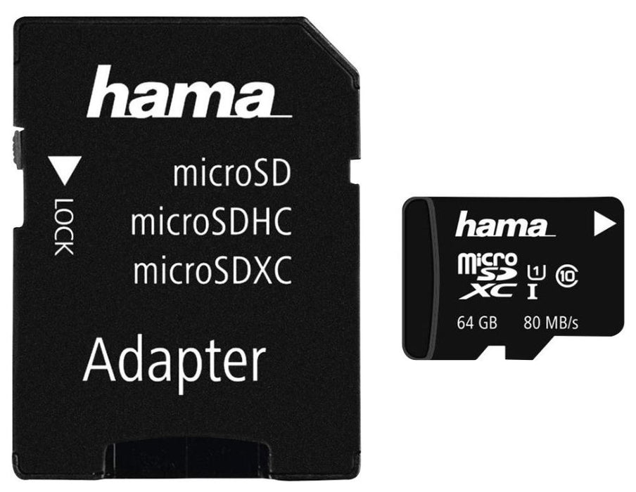64GB Class 10 MicroSDXC UHS-I Memory Card 80MB/s