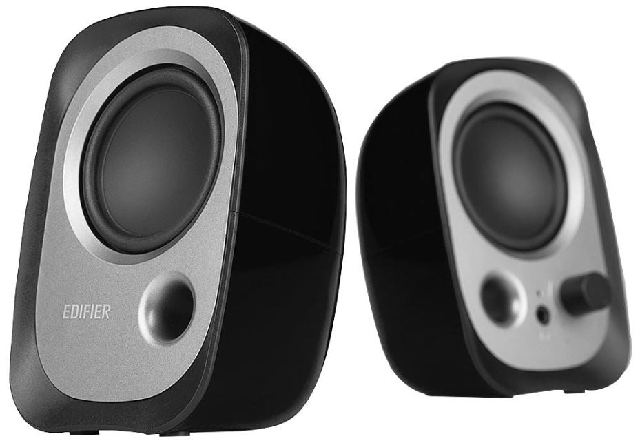 R12U 2.0 Active USB Multimedia Speakers, 4W Black