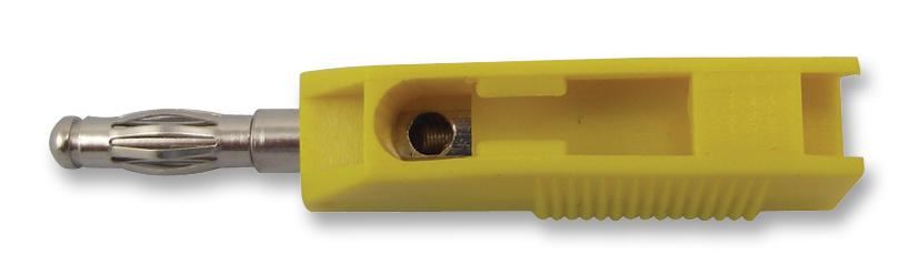 4mm Plug, Stackable, Yellow