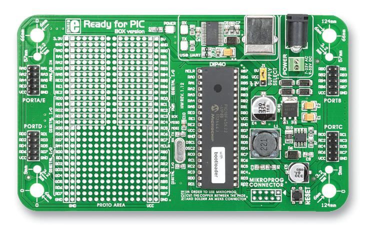 Dev Board, Ready for PIC/DSPIC DIP 40