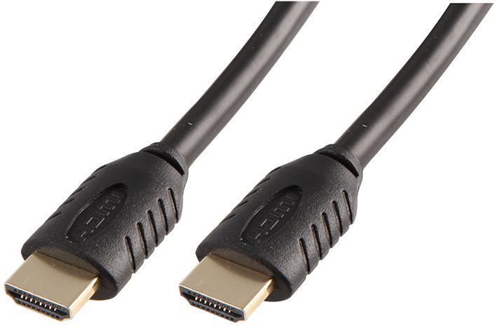 High Speed 4K UHD HDMI Lead with Ethernet, Gold Plated Contacts, 2m