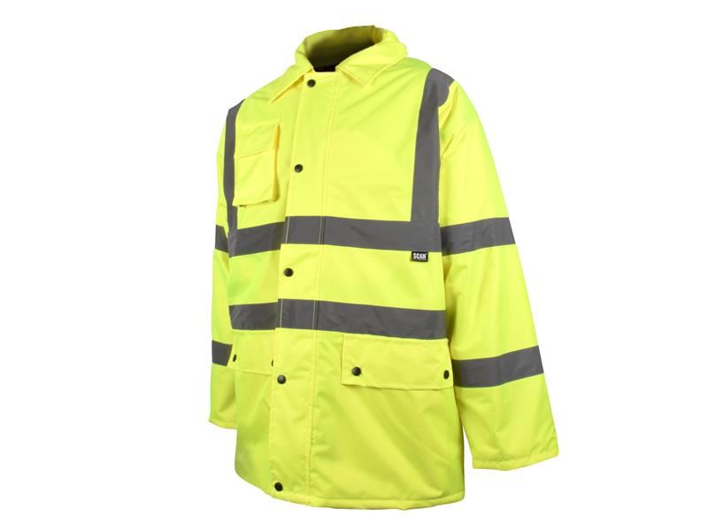 Hi-Vis Motorway Jacket Yellow - L (44in)