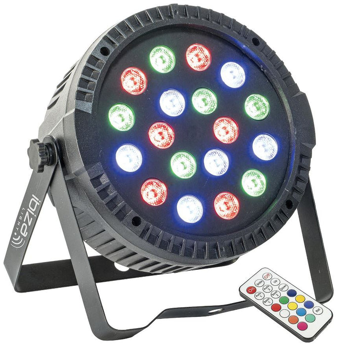 3x6W R/G/B LED Par Can with IR Control