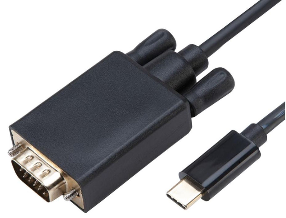 USB-C to VGA Adaptor Cable, 1.8m