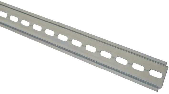 DIN Rail, Slotted Top Hat, 35x7.5mm, 0.5m