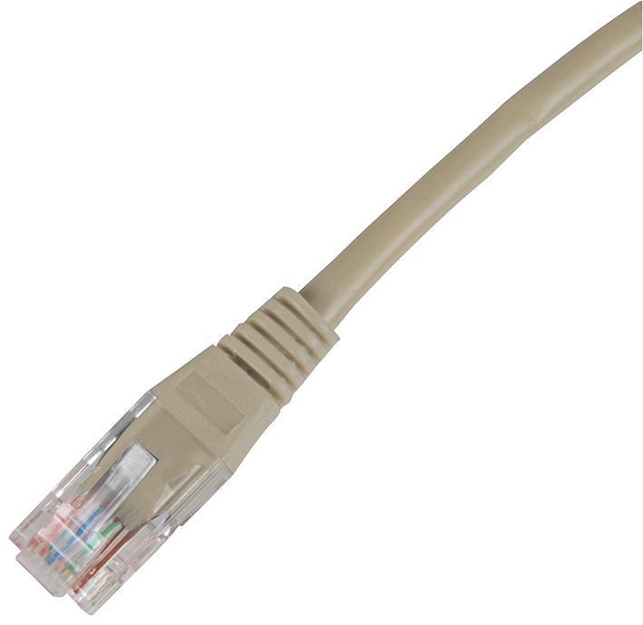 1m Grey Cat6 UTP Ethernet Patch Lead