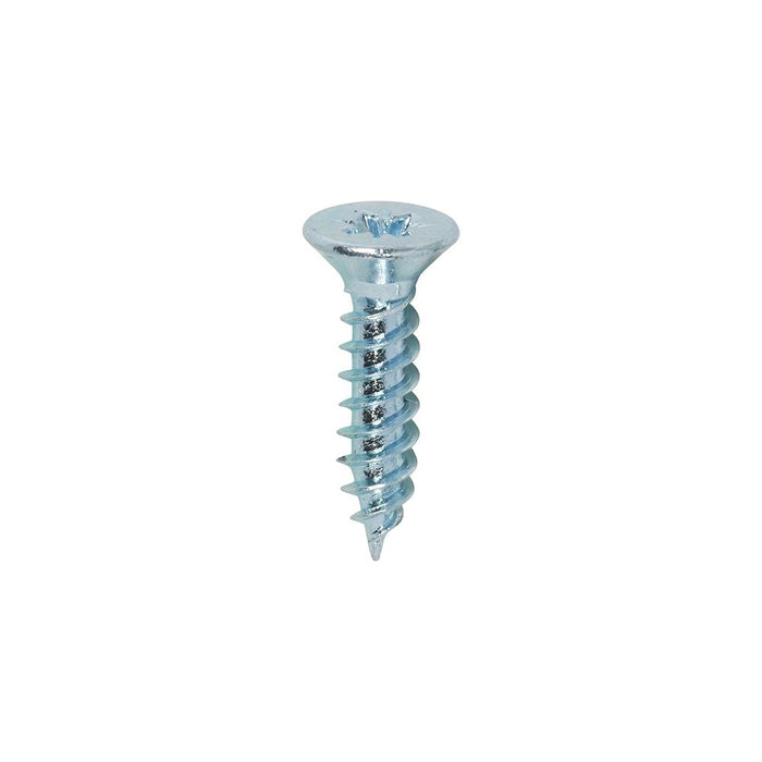 Twin Woodscrew PZ1 Countersunk Zinc