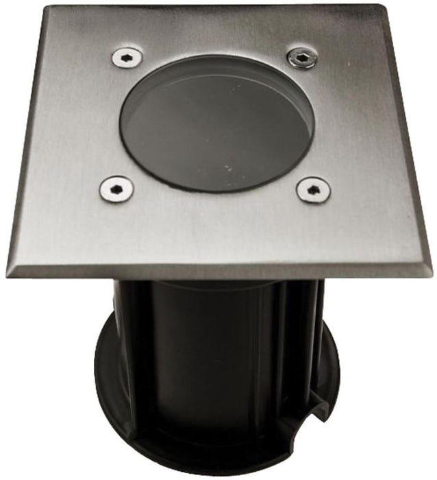 Underground Lamp, GU10, Square , IP65, Stainless Steel