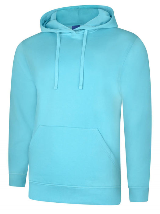 Unisex Deluxe Hooded Sweatshirt/Jumper - 60% Ring Spun Combed Cotton 40% Polyester