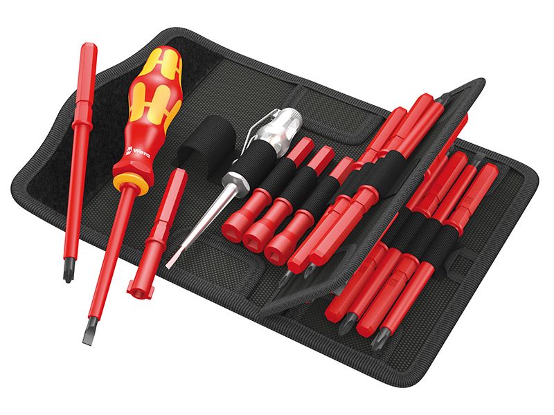 Kraftform VDE Kompakt Interchangeable Screwdriver Set, 18 Piece