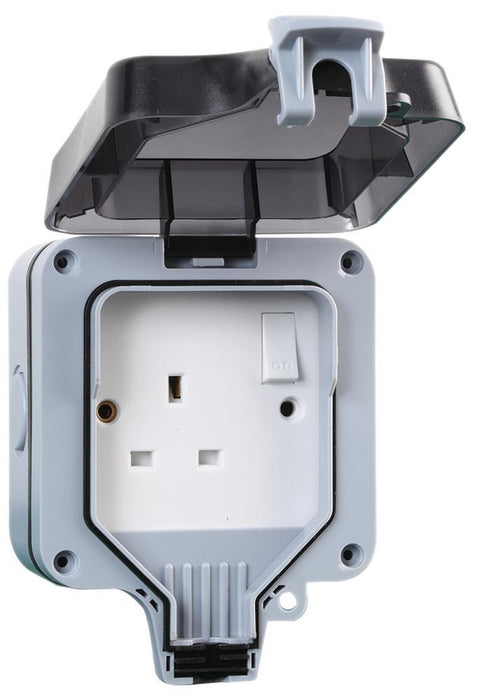 Outdoor DP Switched Socket, 13A, IP66