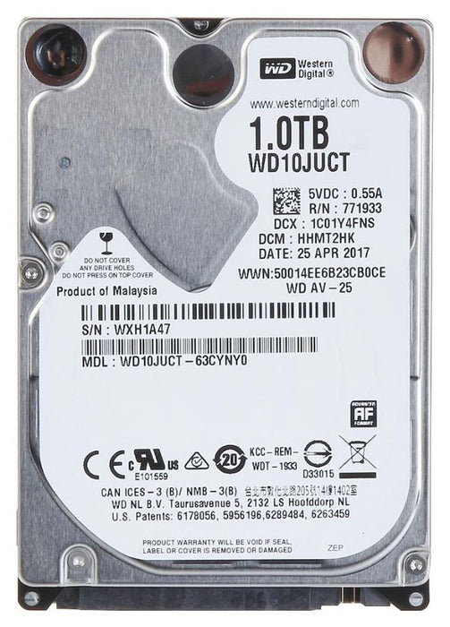 Recertified 2.5" Internal Hard Drive SATA 3Gb/s