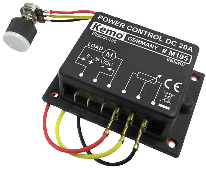 PWM Power Control 9-28 V/DC, max. 20A