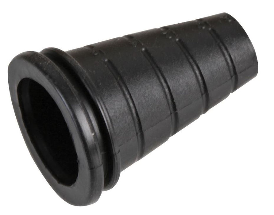 PVC Stepped Grommet Black 20.00mm Panel Hole Dia. 50 Pack