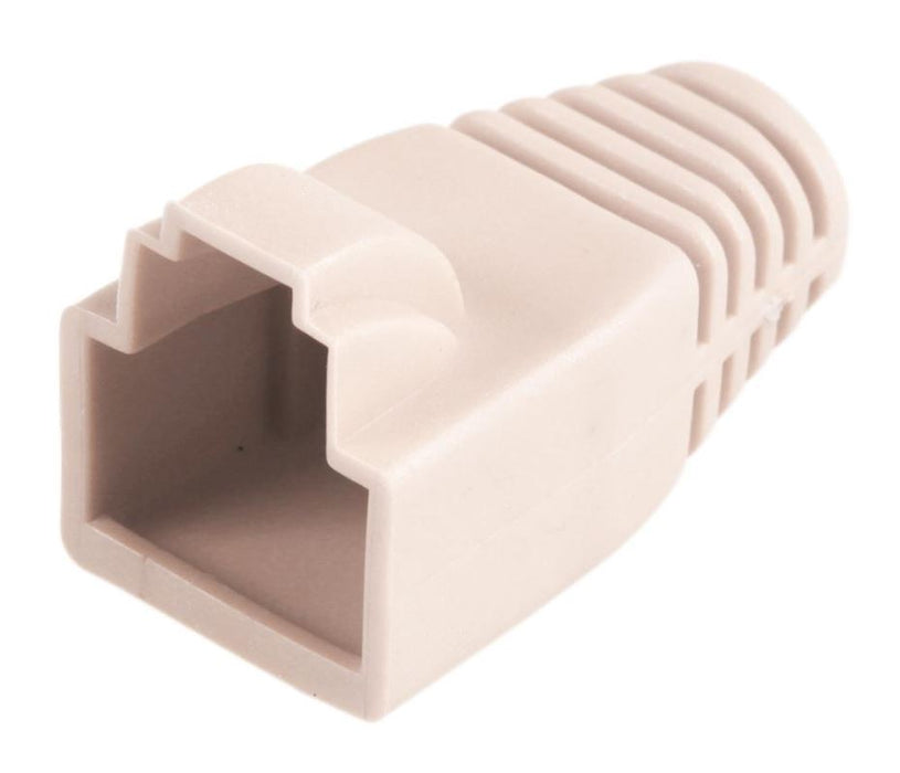 RJ45 Cat5e Strain Relief Boot, Beige