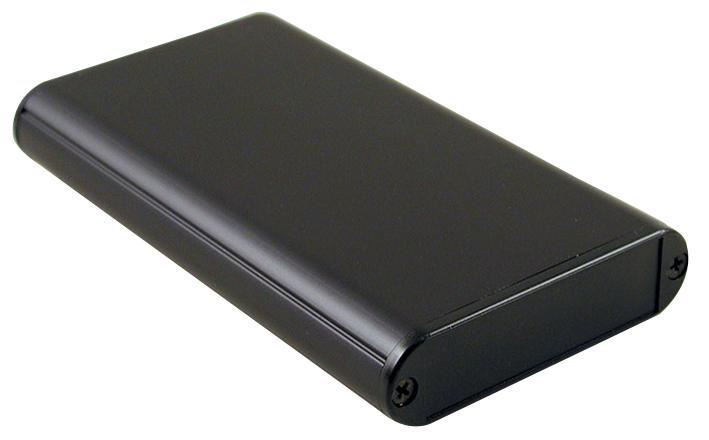 IP54 1455 Series Black Extruded Aluminium Instrument Enclosure