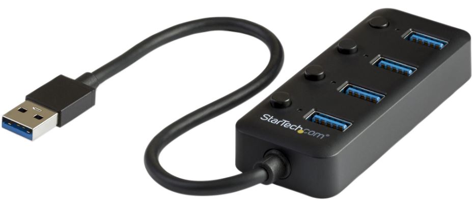 Switchable 4 Port USB 3.0 Hub