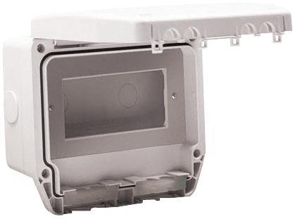 2G 4 Module Data Enclosure, IP56 Grey