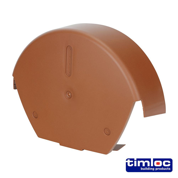 Universal 1/2 Rnd. Cap Terracotta (Size 280 x 145 - 1 Each)