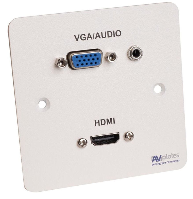 1 Gang VGA/Audio/HDMI Wall Plate