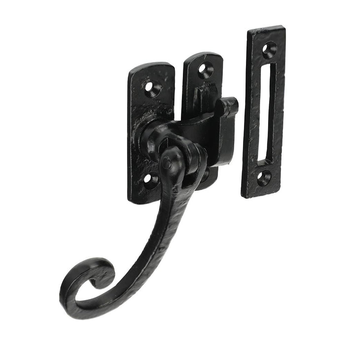 Curly Tail Casement Fastener - Antique Black (Size 86mm - 1 Each)