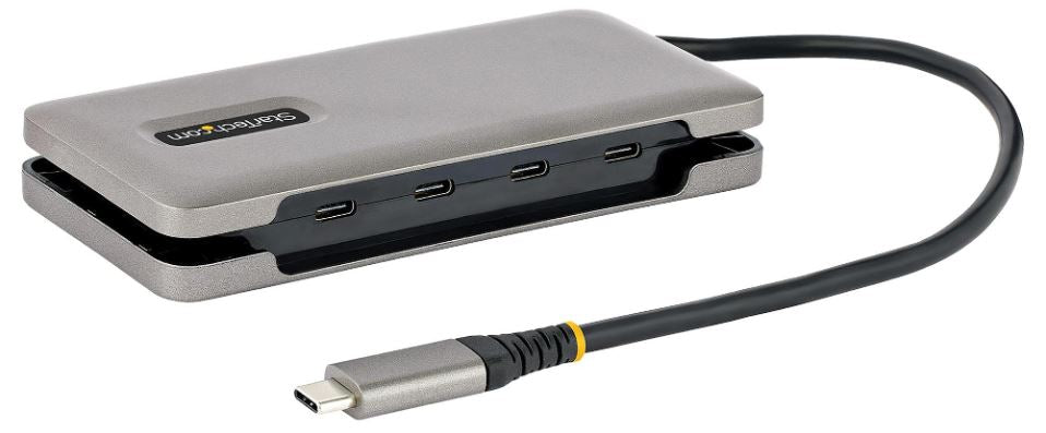 4 Port USB 3.2 Gen 2 Hub with Power Delivery, USB-C to 4x USB-C