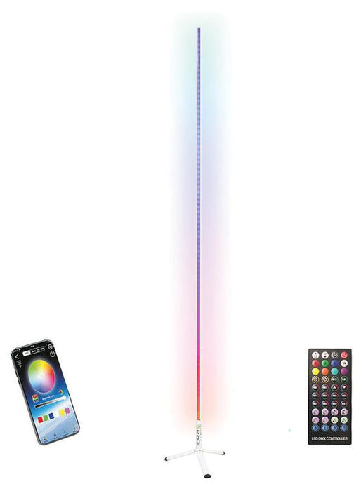18W LED Tube RGB on Stand, 1.8m, White