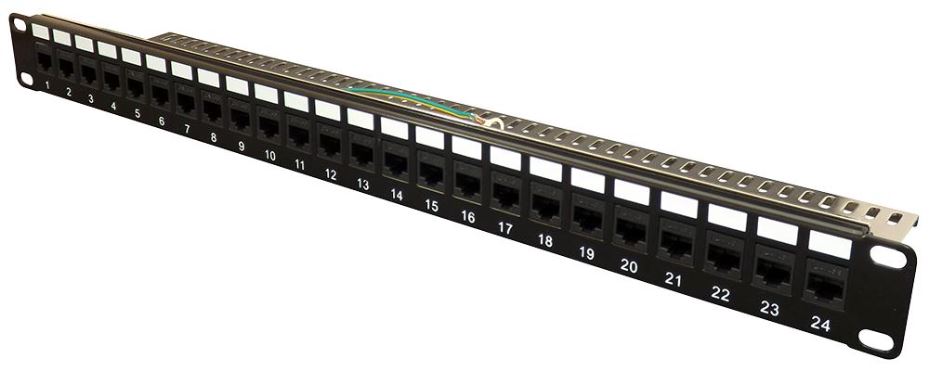 Cat5e 24-Port Through Coupler Panel