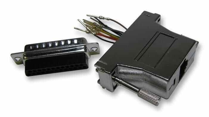 MH CONNECTORS - Modular Adaptor RJ45 to 25 Way D Plug