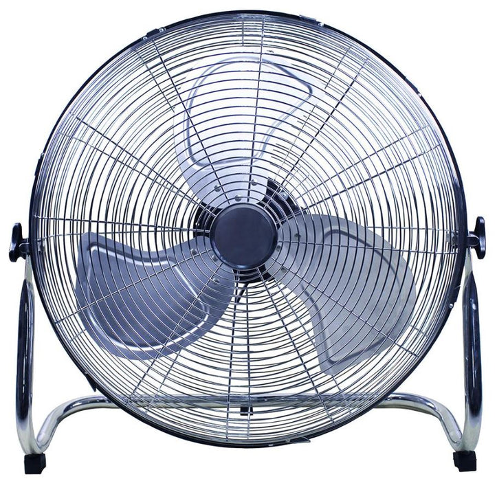 18" High Velocity Floor Fan, Chrome