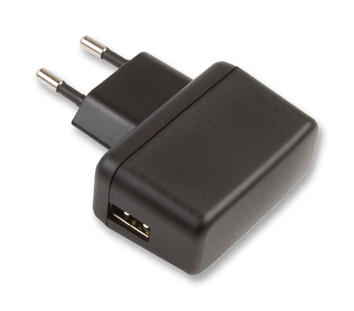 1A, Euro 2 Pin, USB Mains Charger (Level VI)