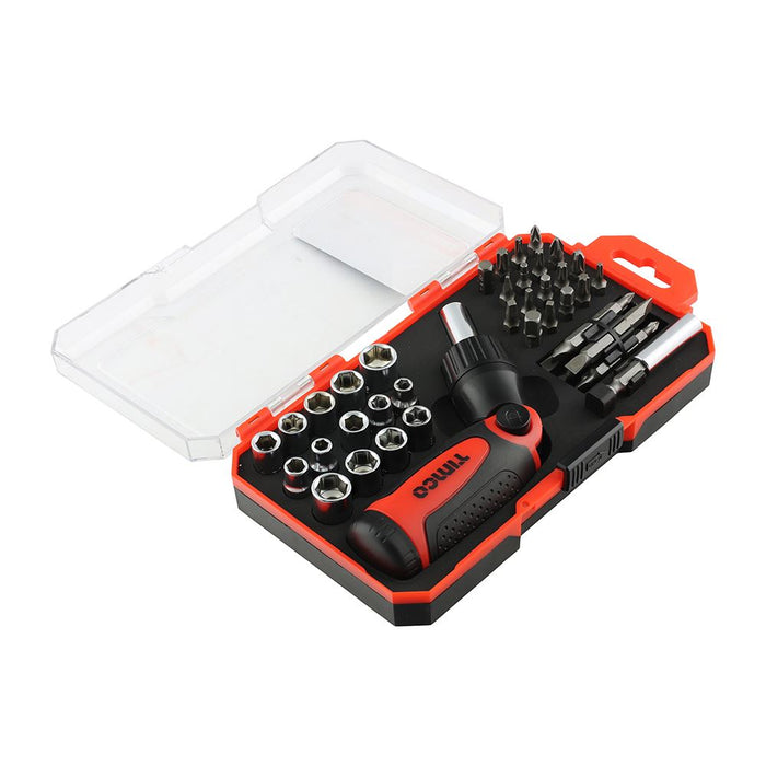 Ratcheting Screwdriver Bit Set (Size 46pcs - 46 Pieces)