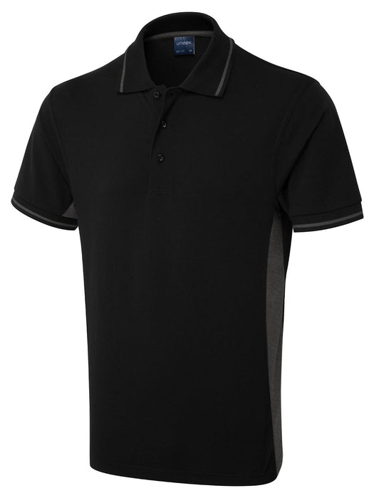 Unisex Two Tone Polo Shirt