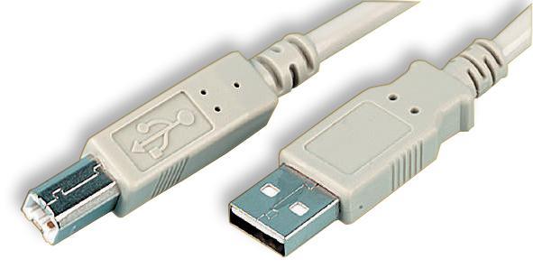 USB A Plug to B Plug Lead