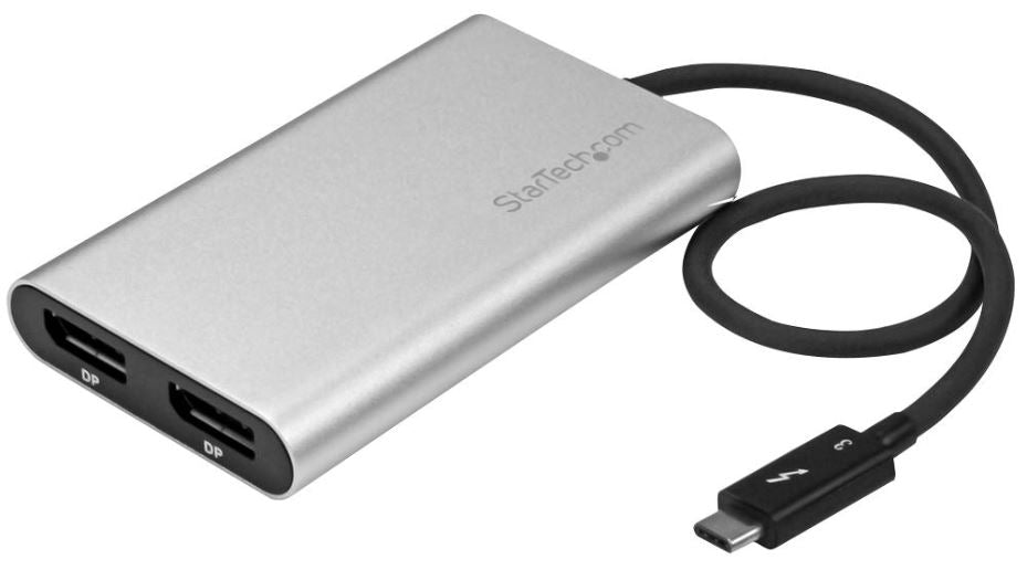 Thunderbolt 3 to Dual DisplayPort Adaptor, 4K at 60Hz