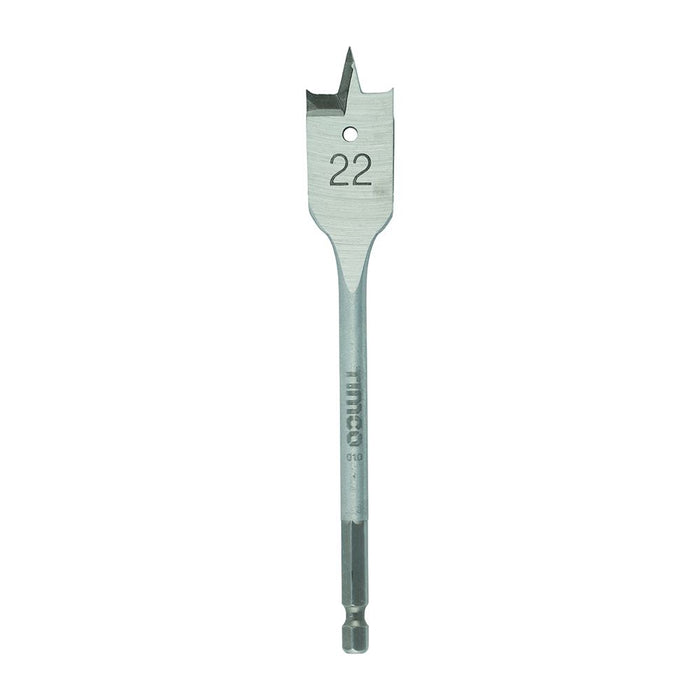 Flat Timber, MDF, Wood Drill Bit - Carbon Steel - 1 Each
