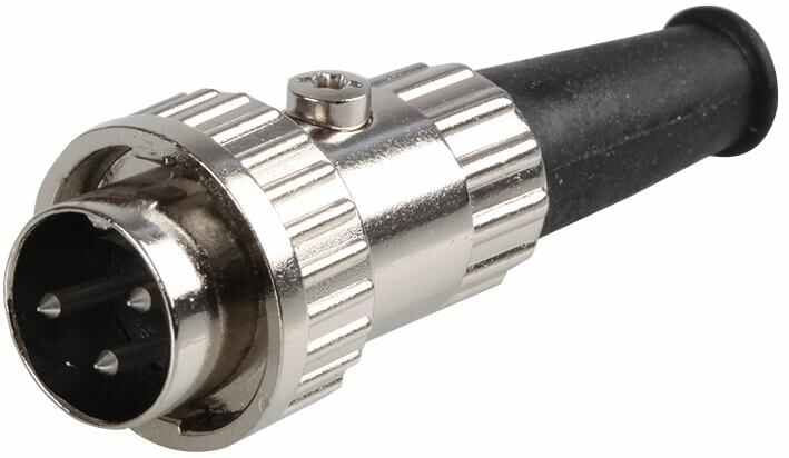 3 Pin DIN Plug, Locking