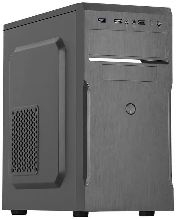 Micro ATX PC Case with 500W PSU, Black