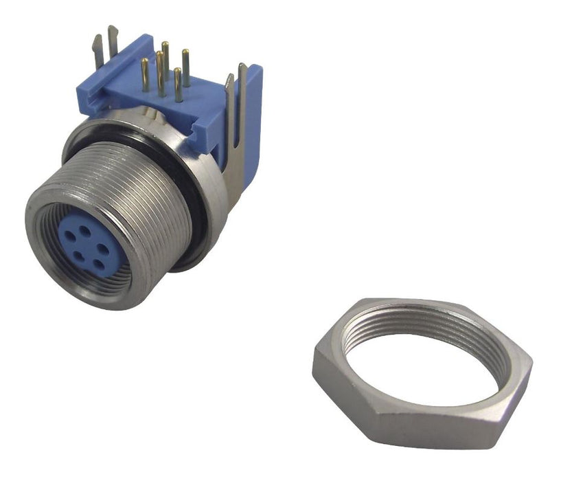 Socket, PCB, Right Angle, 5 Way