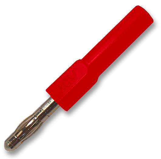 Adaptor, 4mm, Male to Female, Red
