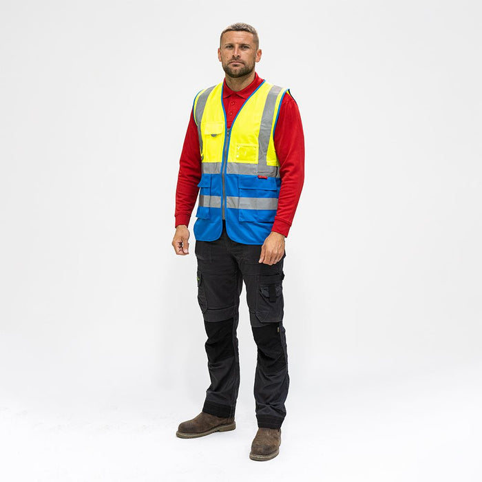 Hi-Visibility Executive Vest With Pockets - Highly Reflective