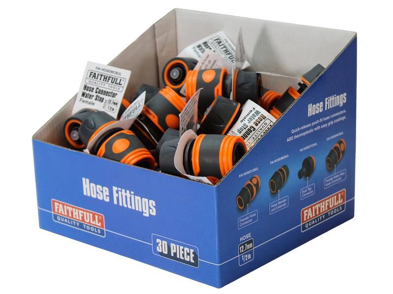 Plastic Water Stop Hose Connector — StampyTools