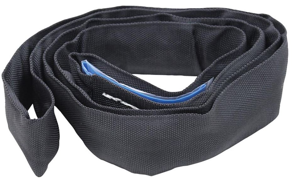 2ton 1m Black Polyester Round Sling for Lifting and Rigging - RIGG005