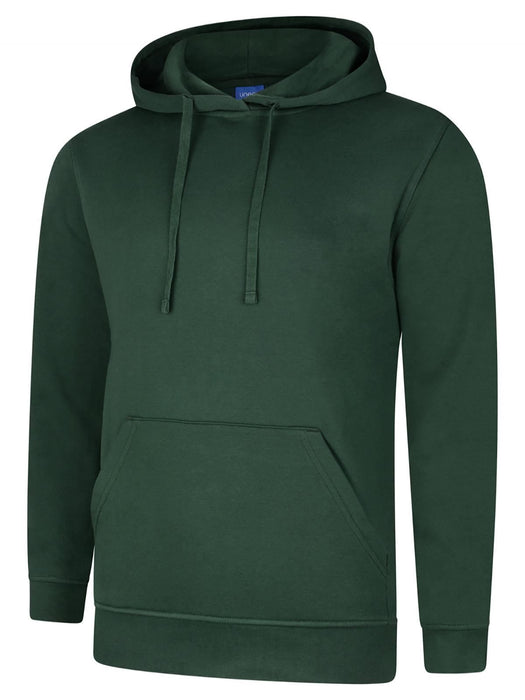 Unisex Deluxe Hooded Sweatshirt/Jumper - 60% Ring Spun Combed Cotton 40% Polyester