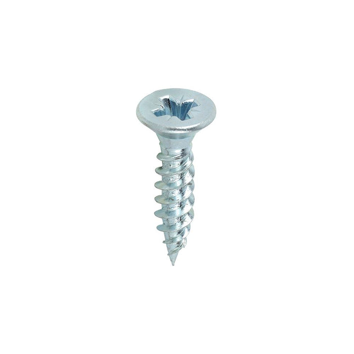 Twin Woodscrew PZ3 Countersunk Zinc