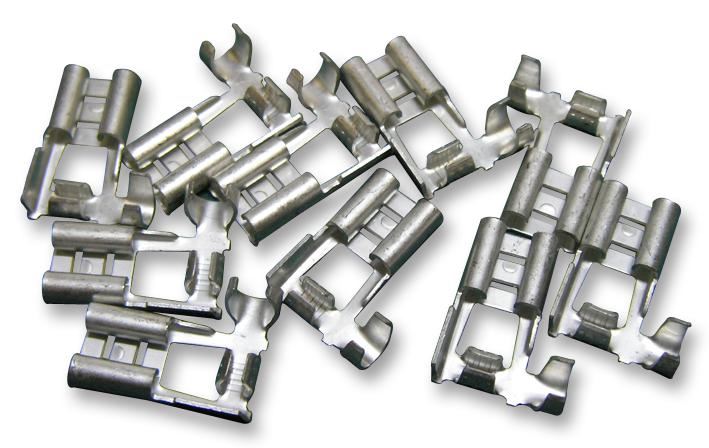 Push On Crimp Terminal 6.3mm x 0.6mm, 10 Pack