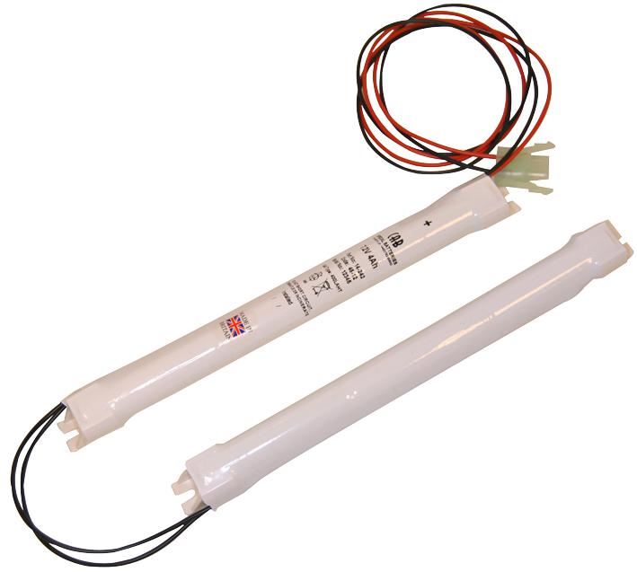 2x3 Cell Twin Stick High Temp NiMH Emergency Lighting Battery with Amp Connector