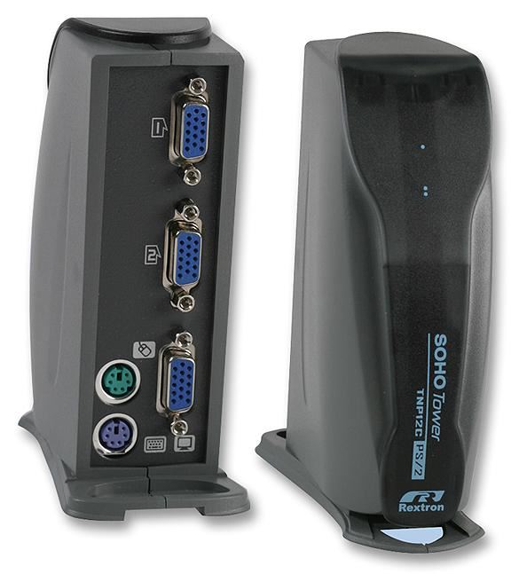 2-Port SOHO Tower KVM Switch & Leads