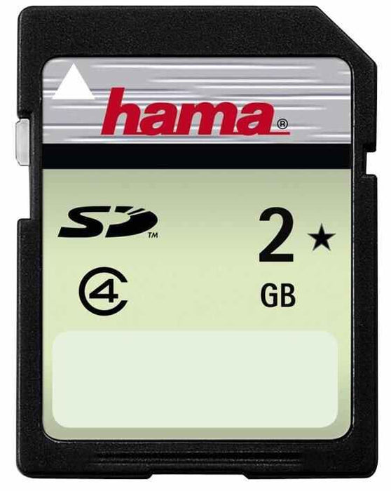 HAMA - 2GB Class 4 SD Memory Card - 10 MB/s